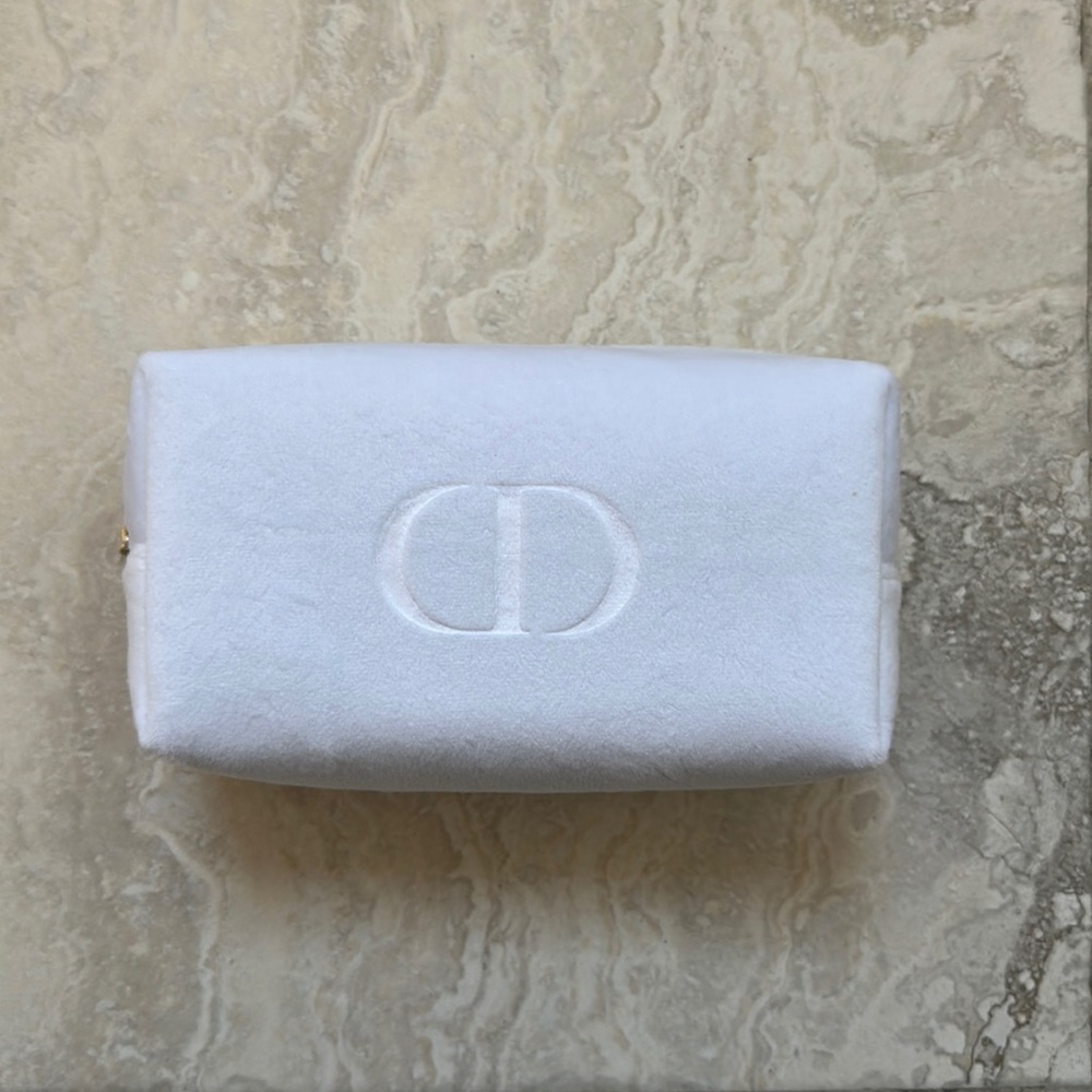 White Christian Dior Pouch
